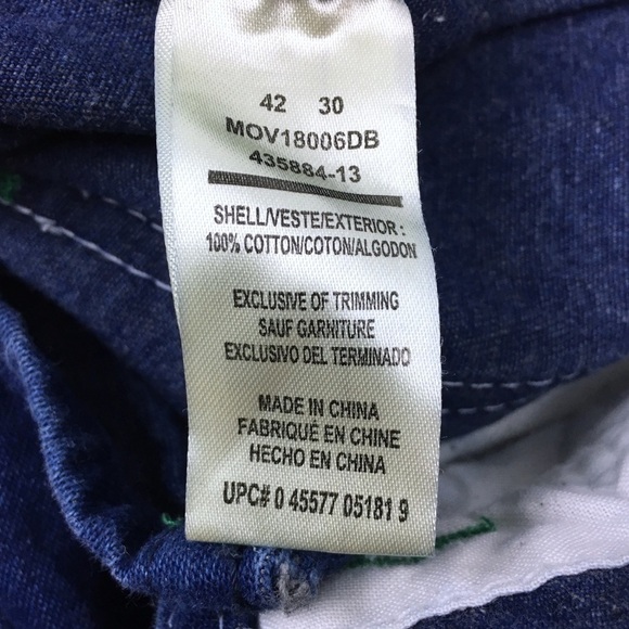 LIBERTY Overalls Carpenter Long Pants Bib Denim Work Ranch Farm Outdoor Size 42 - Picture 7 of 13